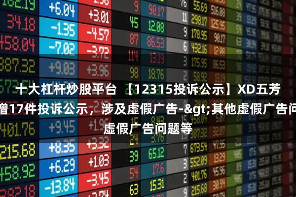 十大杠杆炒股平台 【12315投诉公示】XD五芳斋新增17件投诉公示，涉及虚假广告->其他虚假广告问题等